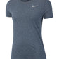 Nike Women's Dry Legend T-Shirt Gray Size Small