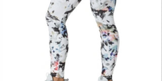 Nike Women's Printed Washed Floral Tights Gray Size X-Large