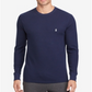 Ralph Lauren Men's Waffle Knit Thermal Pajama Shirt Blue