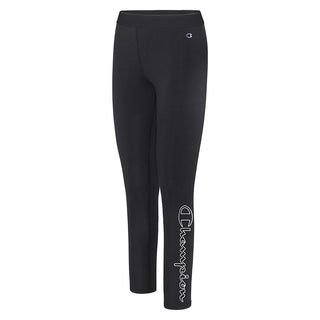 Champion Women's Double Dry Logo Leggings Black Size Small