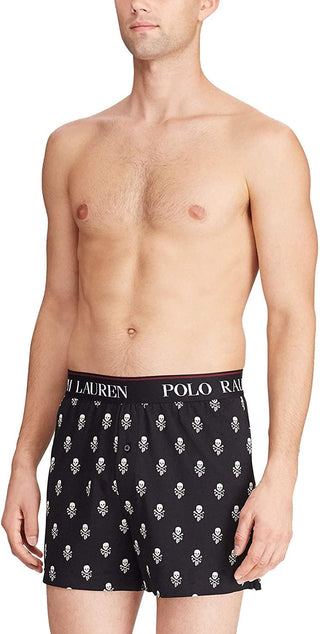 Ralph Lauren Men's Knit Boxers Black Size Large