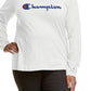Champion Women's Long Sleeve Logo T-Shirt White