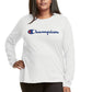 Champion Women's Long Sleeve Logo T-Shirt White