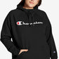 Champion Women's Powerblend Logo Hoodie Black Size 2X