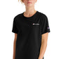 Champion Women's Cotton Logo Boyfriend T-Shirt Black Size Small