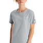 Champion Women's Cotton Logo Boyfriend T-Shirt Gray Size Large