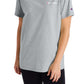 Champion Women's Cotton Logo Boyfriend T-Shirt Gray Size Large