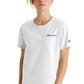 Champion Women's Cotton Logo Boyfriend T-Shirt White Size Small