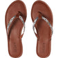 Roxy Women's Janel Flip Flop Sandals Brown Size 5 B