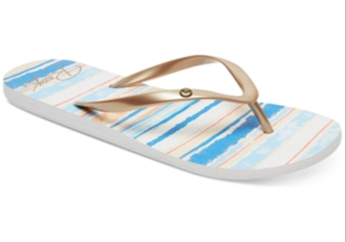 Roxy Women's Flip Flop Sandals Blue Size 6 B