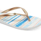 Roxy Women's Flip Flop Sandals Blue Size 6 B