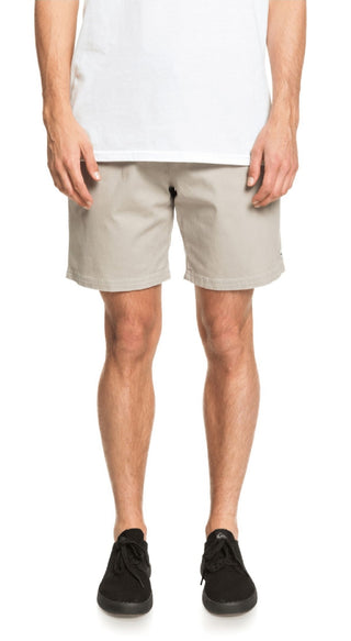 QuikGray Waterman Men's Cabo Shore Elasticized Shorts Gray Size Large