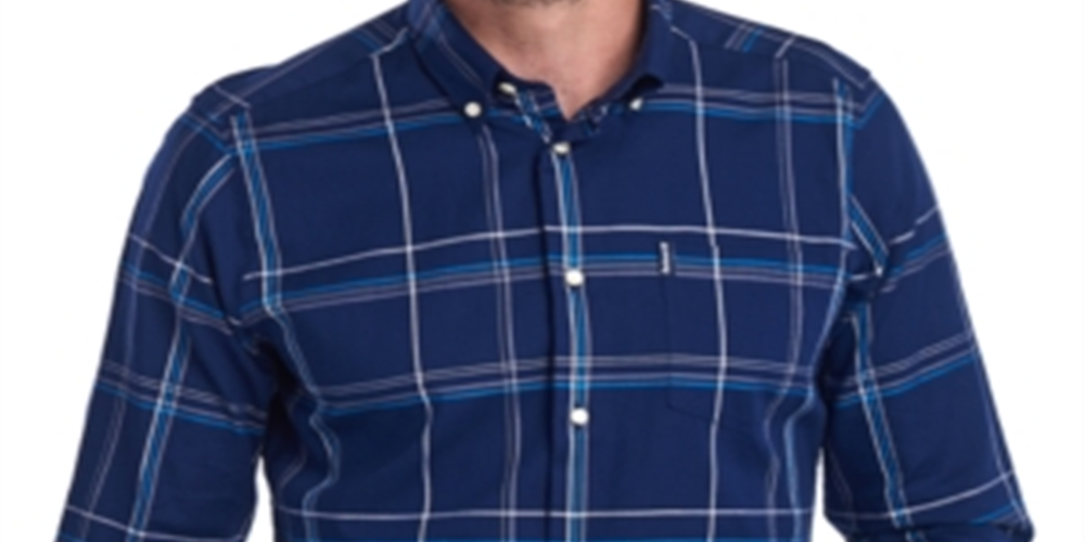Barbour Men's Tailo Fit Highland Check Shirt Blue