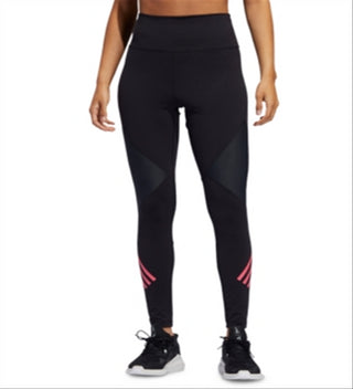 adidas Women's Plus Fitness Running Athletic Leggings Black Size Large