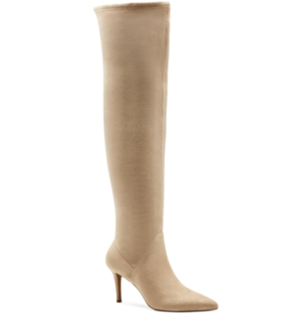 Jessica Simpson Women's Abrine Over The Knee Boots Beige Size 8 M