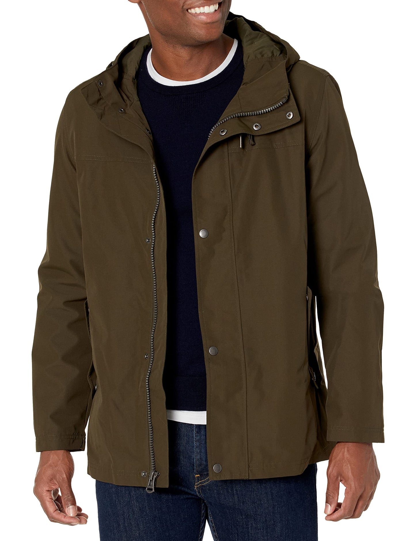 Cole Haan Men's Water-Resistant Rain Coat Size MEDIUM S/S