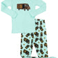 Leveret Boys Grey UPS Pajama Set 100% Cotton Size 10 Years