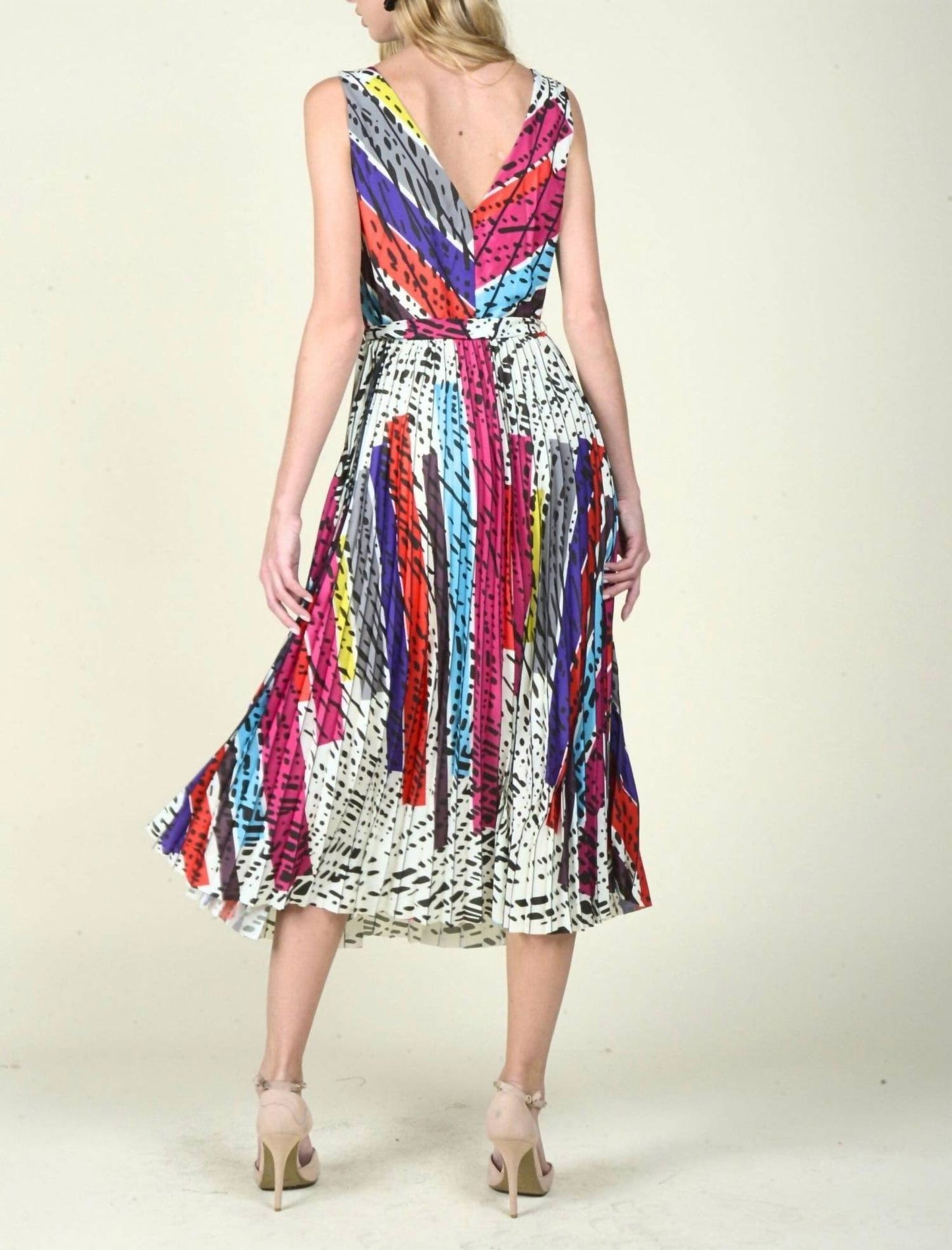 Eva Franco - Jolie Pleated Midi Dress