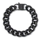 Invicta Jewelry Men's Stainless Steel Choice of Size Heavy Curb Link Bracelet
