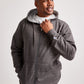 Champion Men's Big & Tall Fleece Full Zip Hoodie Gray Size XXX-Large