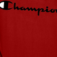 Champion Men's Logo Print Hoodie Red Size Medium