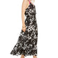 Kate Spade New York Women's Printed Cover Up Maxi Dress Swimsuit Black Size Small