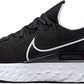 Nike Men'S React Infinity Run Flyknit Running Shoe, Black/White Size 6 D Medium Us