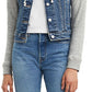 Levi's Women's Denim Hoodie Trucker Jacket Blue Size Small