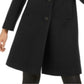 Kate Spade New York Women's Faux Trim Coat  Black Size Large