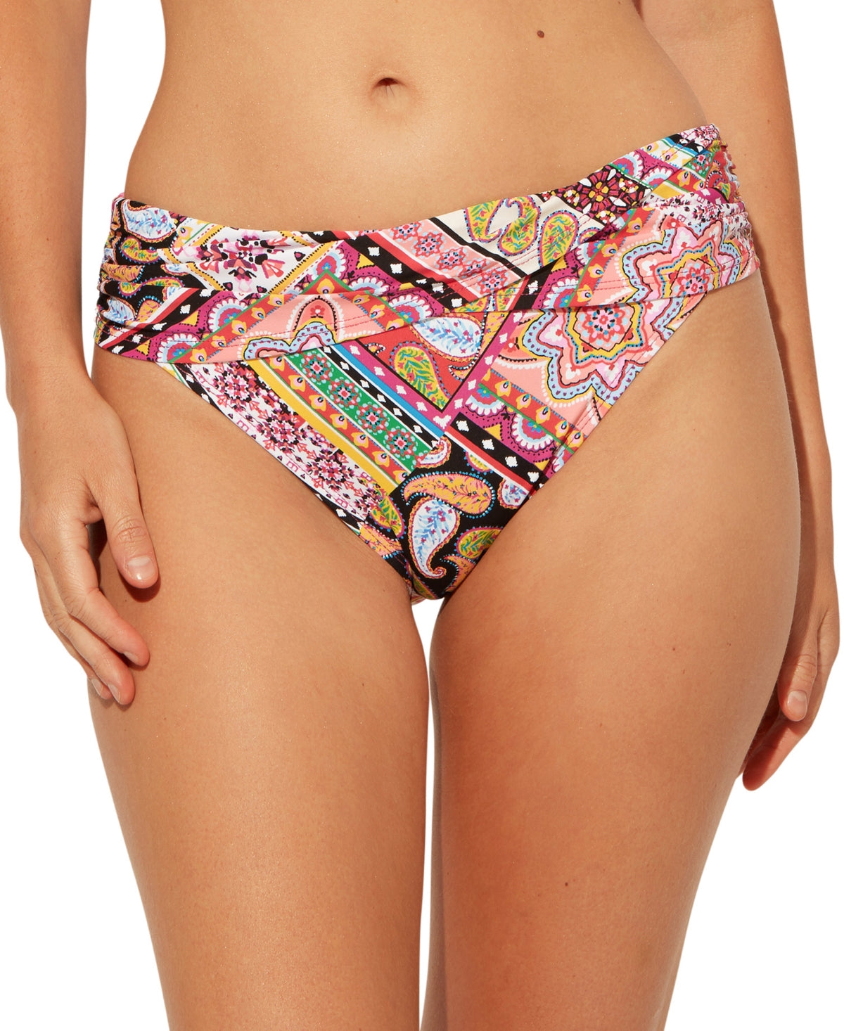 Bleu Rod Beattie Women's Just Cool Sarong Hipster Swim Bottom Pink