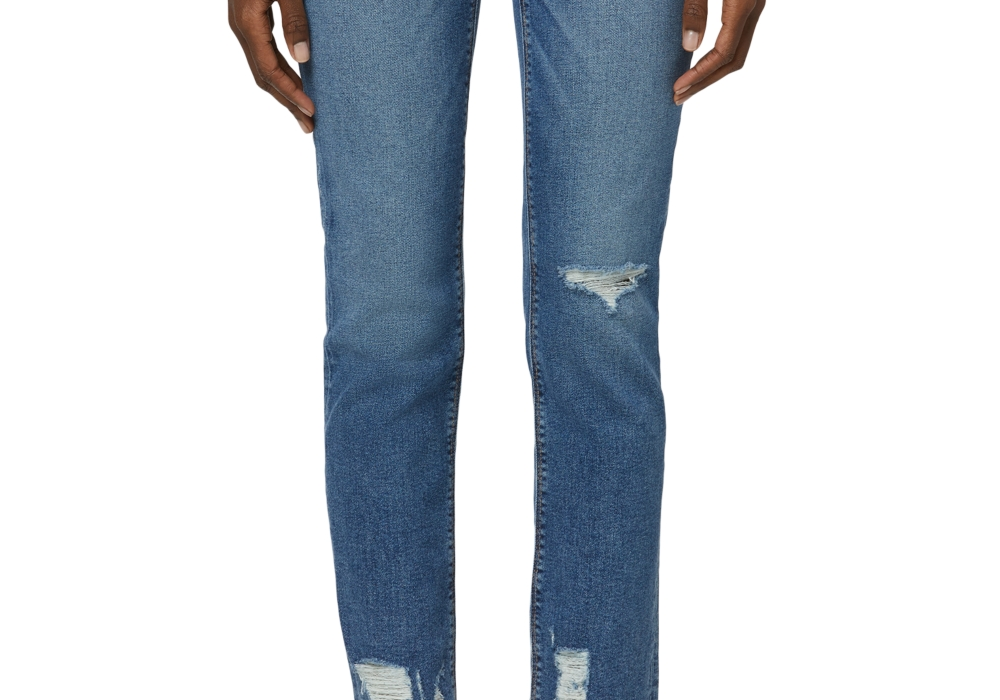 Hudson Jeans Nico Distressed Crop Straight Leg Jeans In Sea Glass Size 32