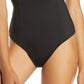 Free People Women's Lila Thong Back Bodysuit Black Size Medium