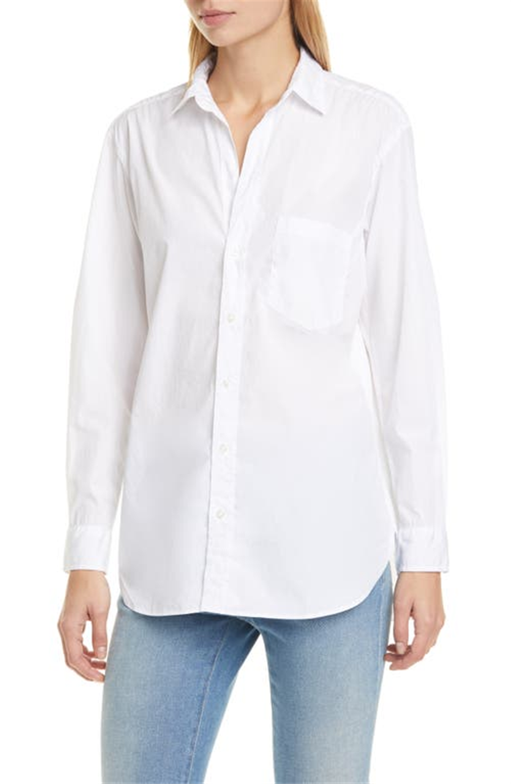 Frank & Eileen Large White Joedy Superfine Cotton Shirt