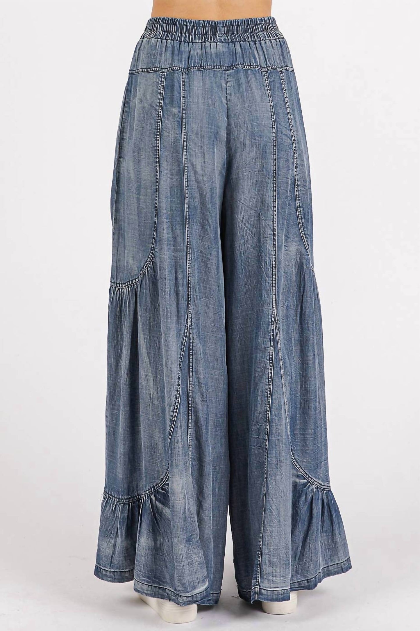 Mittoshop - Tencel Wide Leg Pants