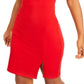 Sequin Hearts Junior's Lace Back Bodycon Dress Red Size 5