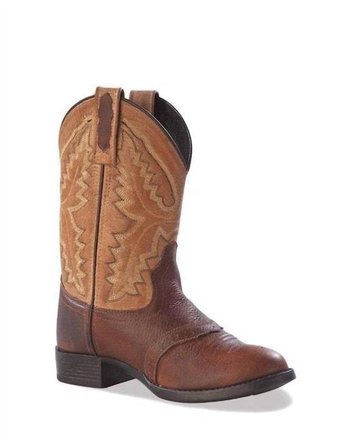 Old West - KIDS ROUND TOE COWBOY BOOTS - MEDIUM WIDTH