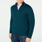 Michael Kors Men's Quarter Zip Sweater Green Size M