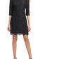 Kensie Women's Lace Sheath Dress Black Size 14