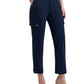 H Halston Women's Power Stretch Twill Cargo Pants Blue Size X-Large