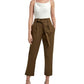 H Halston Women's Tie Front Skinny Pants Green Size Medium