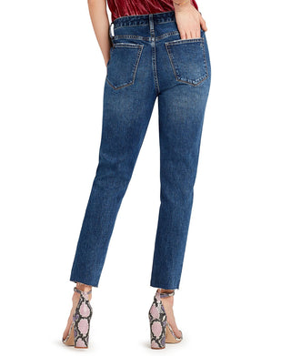 Sam Edelman Women's The Stiletto High Rise Straight Leg Jeans Blue Size 6