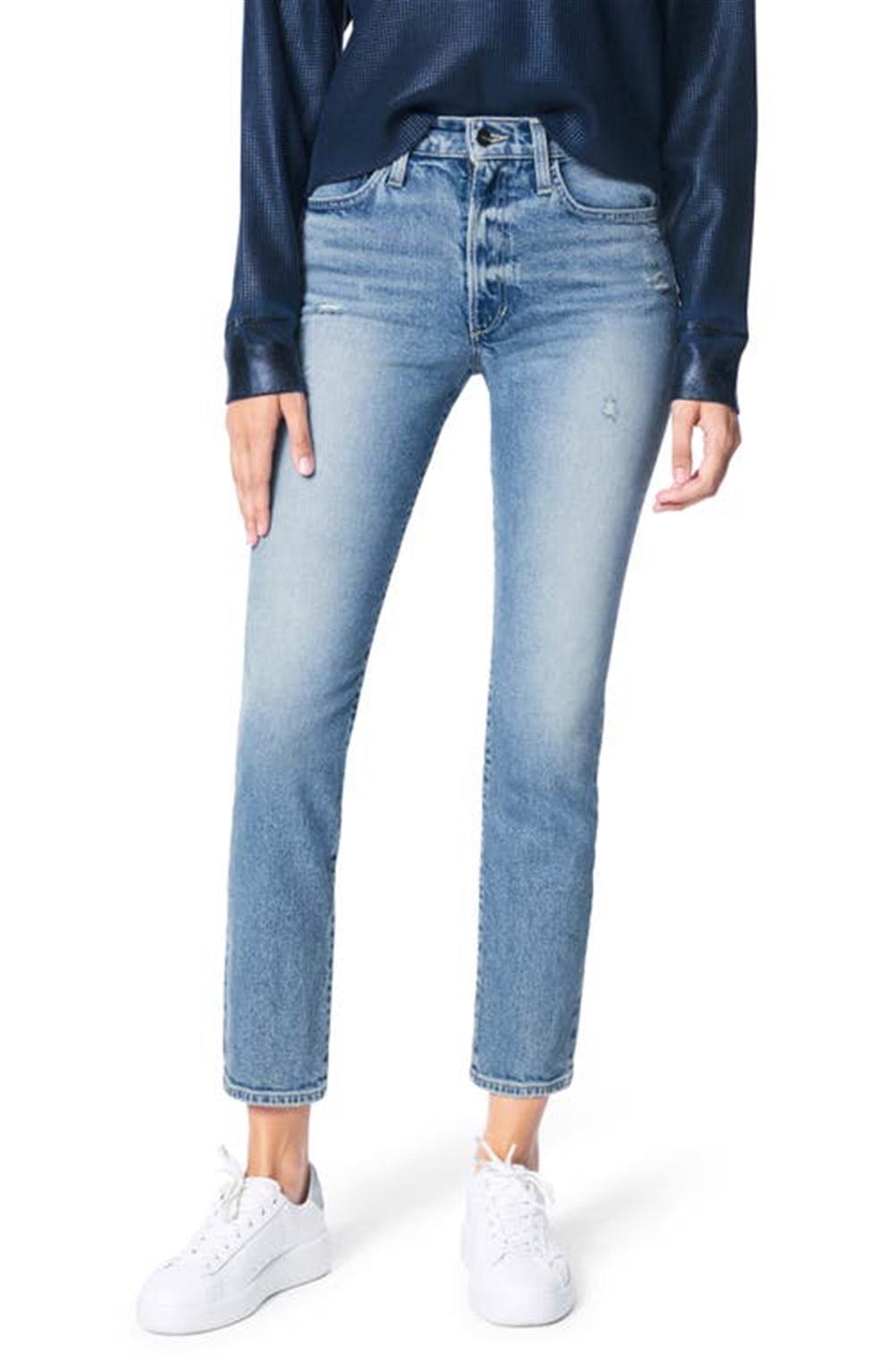 Joe's Women's Luna High Waist Distressed Jeans in Heartache Size 31