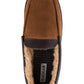 Haggar Men's Microsuede Fleece Lined Venetian Slippers Brown Size XX-Large