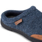 Haggar Men's Microsuede Trim Bumper Felt Clogs Blue Size XX-Large