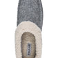 Haggar Men's Boiled Wool Fleece Lined Sherpa Clogs Gray Size X-Large