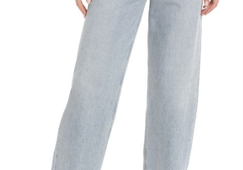 AGOLDE Broken Waistband Super High Waist Loose Organic Cotton Jeans in Sideline Size 27