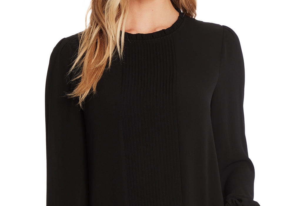 Cece Women's Pink Long Sleeve Smocked Cuff Blouse Medium Size