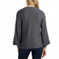 1.state Women's Rib-Knit Bubble Sleeve Sweater Size Medium
