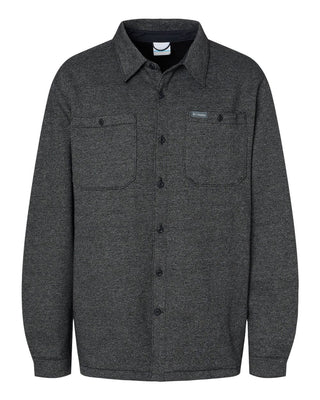 Columbia Men's Great Hart Mountain Button Down Fitness Athletic Jacket Black Size Medium