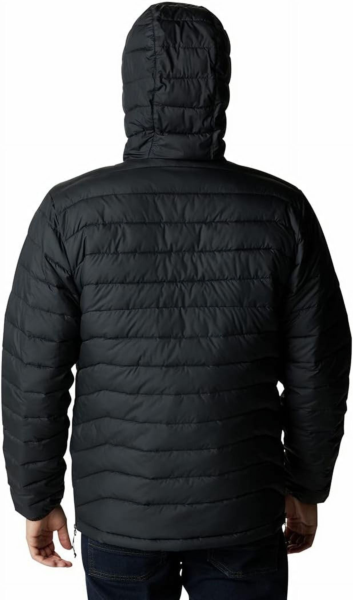 Columbia Men's Powder Lite Water Resistant Quilted Puffer Anorak Black Size Medium